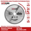 Saxton TCT Circular Wood Saw Blade 260mm x 30mm x