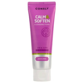 CONSLY_Azulene Cleansing Foam - Calm&Soften, Gentle Face Wash for Sensitive, Problem, and Acne-Prone Skin, Deep Cleansing, Soothing, Hydrating, Antibacterial