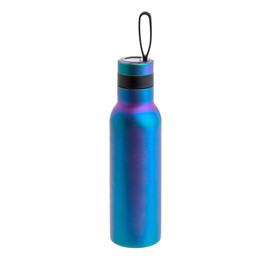 LÄSSIG Bold Children's Water Bottle 500 ml Stainless Steel BPA-Free Double Walled / Double Walled Bottle Stainless Steel Bold Blue Purple