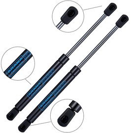 C16-25563 - Amortiguadores de gas de 12 pulgadas, 65 libras, para caravana, ventana, camioneta, camioneta, protector contra la intemperie, caja de herramientas, juego de 2 piezas
