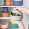 Silicone Food Storage Containers, Silicone Bowl With Lid, Unbreakable, Non-Slip,