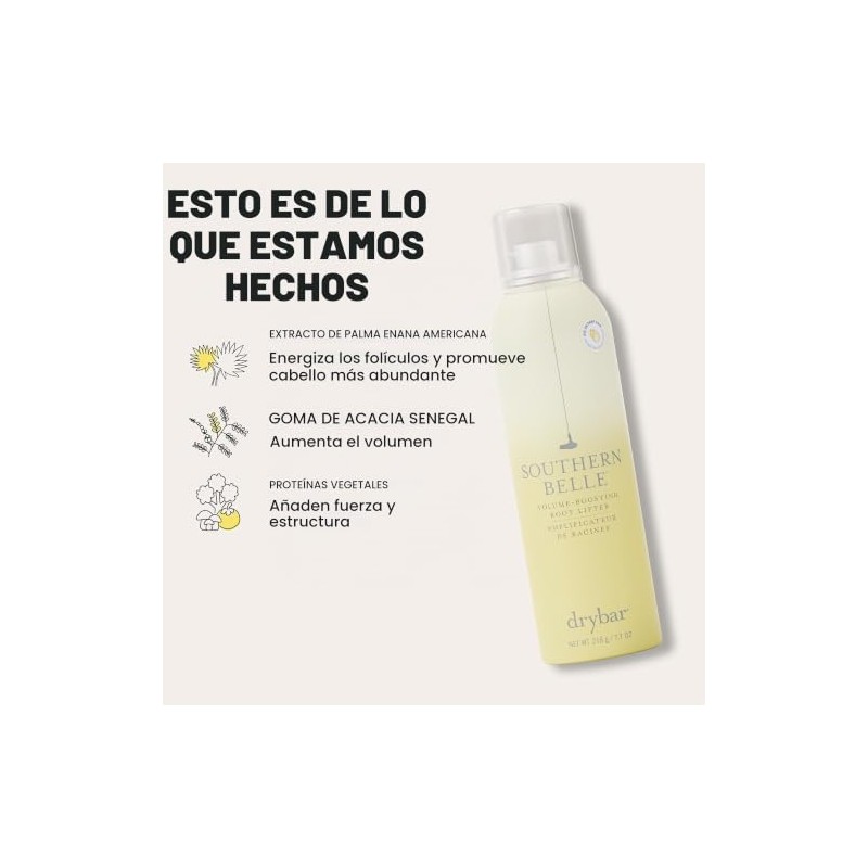 Drybar Southern Belle Voluminizador de Raiz, Amarillo, 227 ml