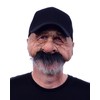 Zagone Studios Skeeter, Character Half Mask, Funny Old Man with
