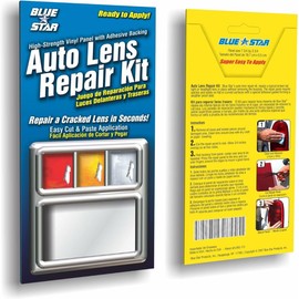 Blue Star Non Grid Pattern Auto Lens Repair Kit (Clear)