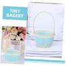 MERRYHAPY Tiny Baskets Set of 6 Weaving Storage Baskets Handles