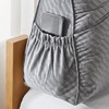 DormCo Rainha - Lounger Tufted College Headboard - Gray