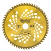 LSHUZIYU, 8"-56T. 1" Arbor with Washer Adapter 7/8"-20mm-5/8, Brush Cutter