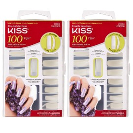 Kiss 100 Tips Curve Overlap Long Length (Pack of 2)