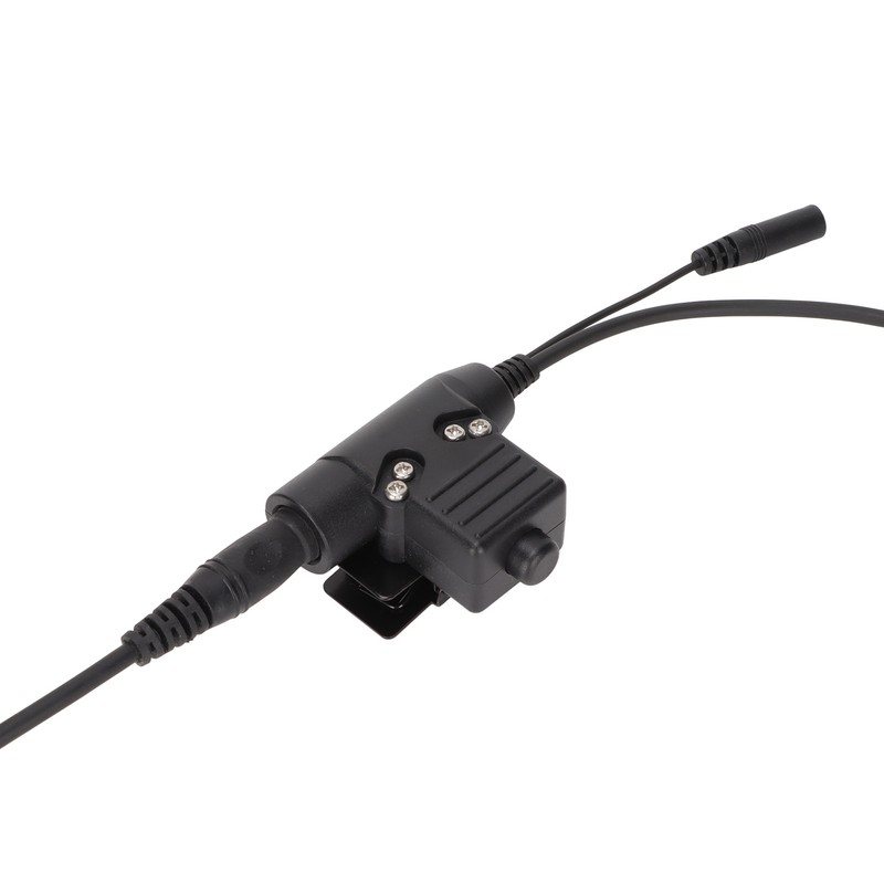 HD01 Motorcycle Unilateral Headset +U94 PTT Noise Cancellation Comfortable Military