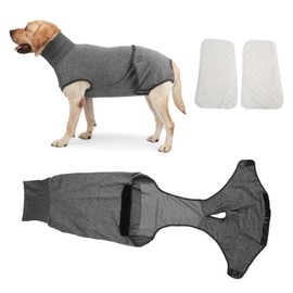 Pssopp Recovery Suit for Dogs, Full Body Dog Nappy, Reusable, Professional Surgical Recovery Costume, Dog Nappies, Hygiene Pants (M)