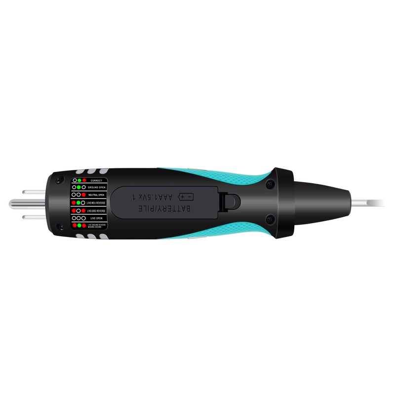 2in1 Socket Circuit Analyzer Intelligent Voltage Tester 12-300ACV Socket Tester