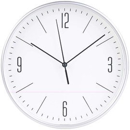 St. Leonhard Wall Clock Living Room: Classic Wall Clock with Large Numbers and Flat Design, Diameter 25 cm (Living Room Clock, Clock Living Room Design)