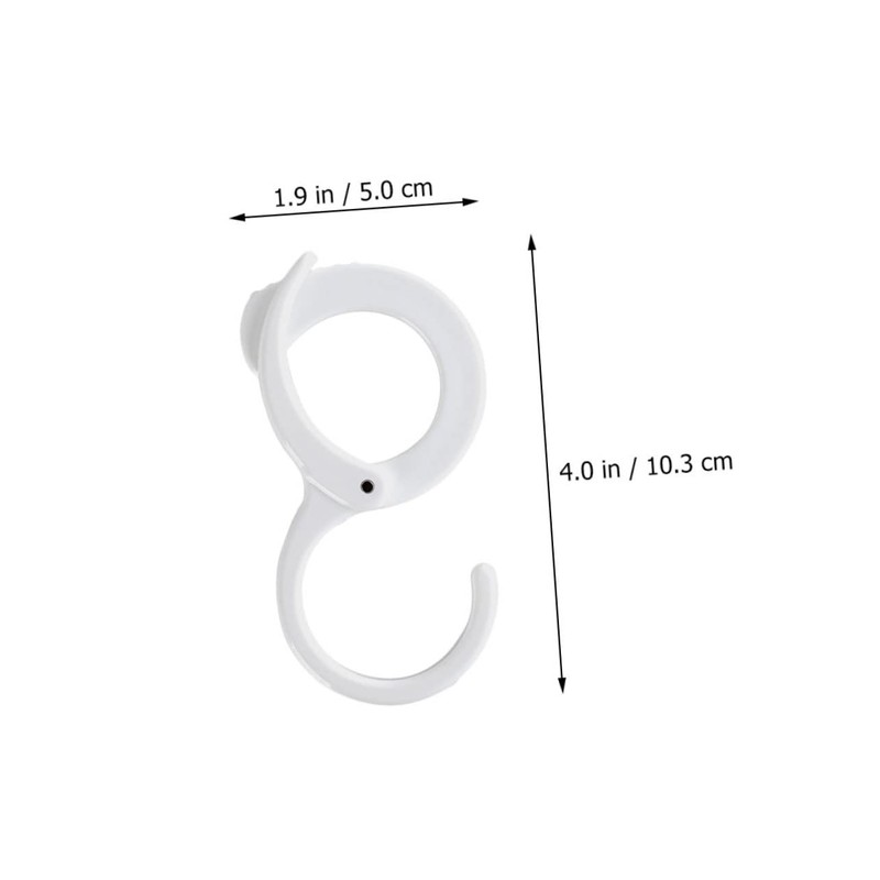 ABOOFAN 4pcs Adjustable Clasp Hooks for Clothing Kitchen and Sundries