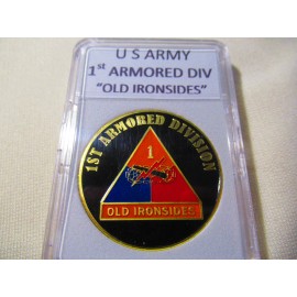 US ARMY 1st ARMORED DIVISION "OLD IRONSIDES" Challenge Coin