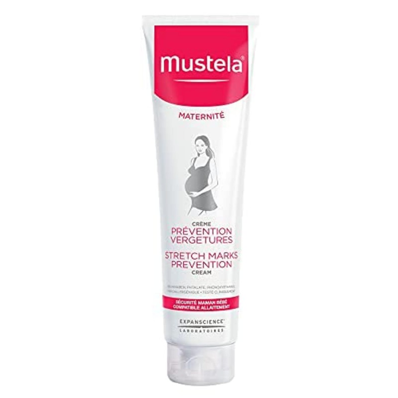 Mustela Stretch Mark Prevention Cream with Natural Avocado Peptides, for