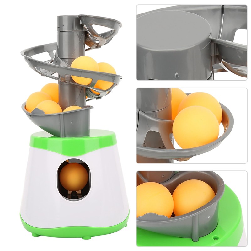 plplaaoo Table Tennis Ball Launcher, Table Tennis ball machines with