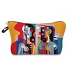 Livel lhood Modern Abstract Makeup Bag Cute Small Organizer Zipper