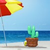 BIUDECO Inflatable Pool Floats Fun Unique Cooler Cactus Shape Ice