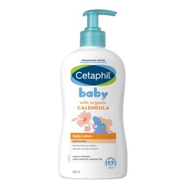 Cetaphil Baby Daily Lotion with Organic Calendula |Vitamin E | Sweet Almond & Sunflower Oils |13.5 Fl. Oz