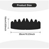 6 PCS Black Simple Baseball Caps Inserts Shapers, Flexible Washable