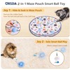 ORSDA Cat Toys Ball, Motion Chirping Activated Moving Ball, Mat