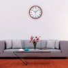 MPM Quality Analogue wall clock - high-quality plastic frame, quartz