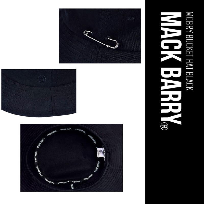 Macbury Bucket Hat, Hat, Buckeha, Korean Brand, Women's, Men's, Simple,