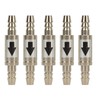 5Pcs 1 Way Check Valve Stainless Steel CO2 Check Valve