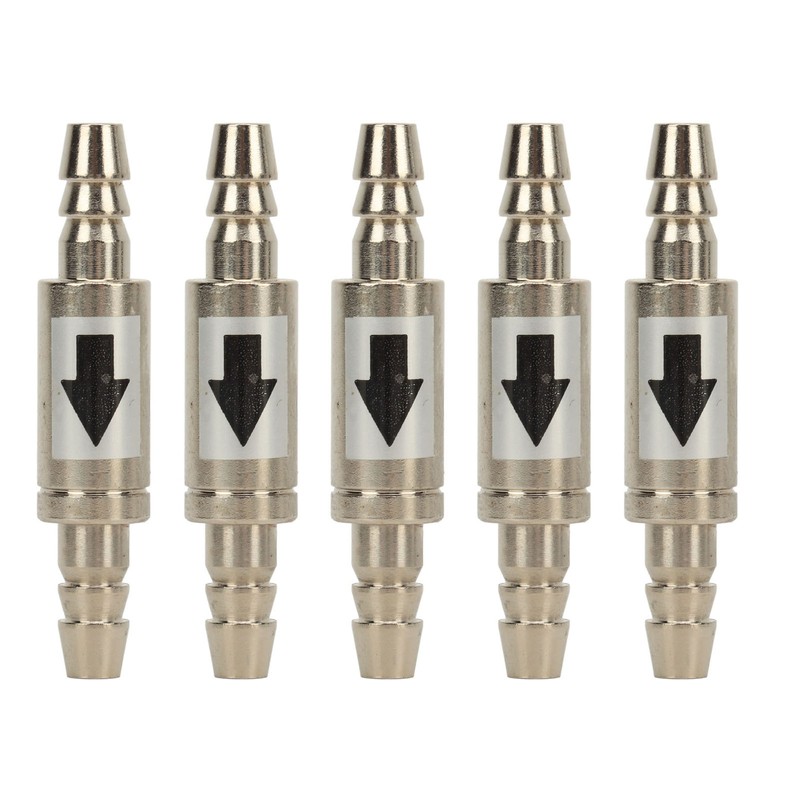 5Pcs 1 Way Check Valve Stainless Steel CO2 Check Valve