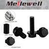 5/16-18 x 1" Flanged Hex Head Bolts Flange Hexagon Screws,