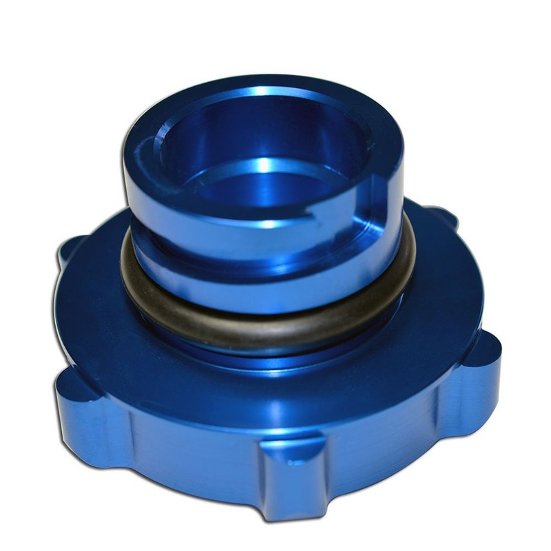 VMS RACING BLUE OIL CAP LS1 5.7L in Billet Aluminum