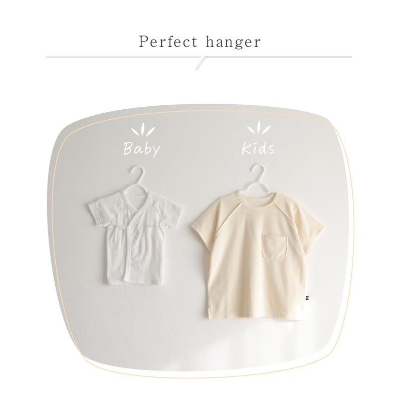 PUPPAPUPO Baby & Kids Hangers Set of 15 [Cloud] Storage,