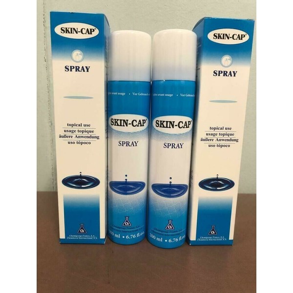 (2) Skin Cap Spray 200ml Psoriasis Eczema Seborrhea Skincap Exp2027