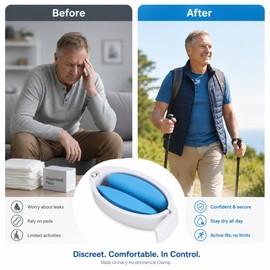 Male Incontinence Clamp for Daily Leakage Management – Adjustable Soft Silicone Clip for Men’s Personal Care