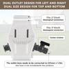 Rain Barrel Diverter, RainWater Collection System Fits for 2x3 or