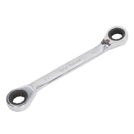 Double Ended Ring Wrench Universal Chrome Vanadium Steel 72 Tooth Gear Slip Resistance Ratcheting Wrench