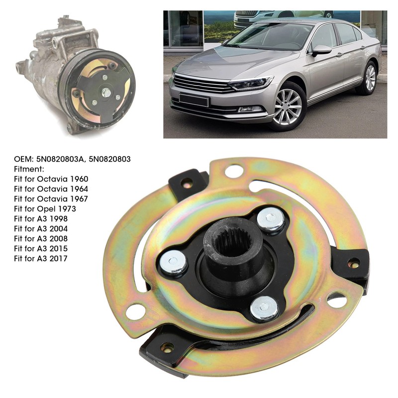 Auto A/C Compressor Clutch Hub Plate Repair 5N0820803A Replacement Fit