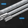 Omninmo 3Pcs Bendable Flexible Extension Bar Adapter Set for 1/4