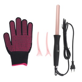 19mm Electric Hair Curler Adjust Temperature Nano Ceramic Coating Hair Curling Iron 100‑240V EU Plug