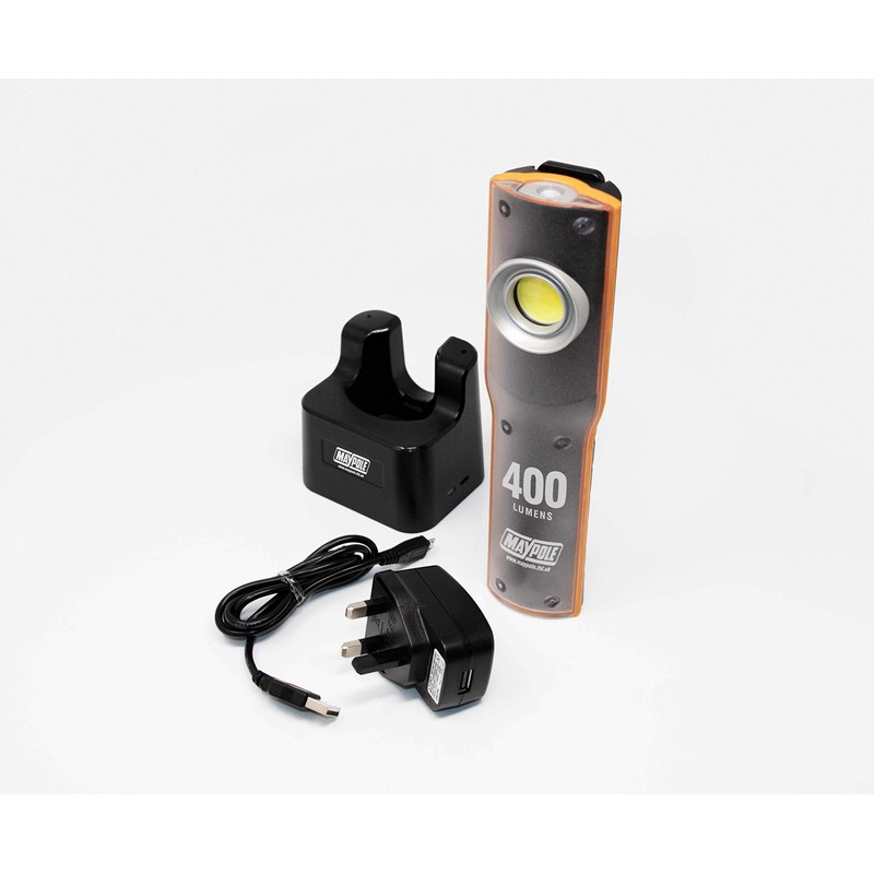 Maypole 400lm LED Pro Inspection Lamp, powerful and wide 5W