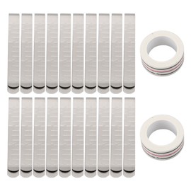 20pcs Stainless Steel Hemming Clips with 2pcs Diagonal Seam Tapes Prevent Movement Hemming Sewing Clips for Garments