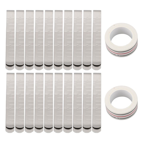 20pcs Stainless Steel Hemming Clips with 2pcs Diagonal Seam Tapes