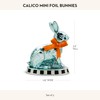 MACKENZIE-CHILDS Set of 3 Calico Mini Foil Bunny Figures, Spring
