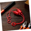 HEALEEP 2 Sets Plastic Cap Hydraulic Quick Connect Covers Red