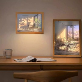 Molin Cuadro Luminoso Iluminación Led Pintura Luminosa Decorativo