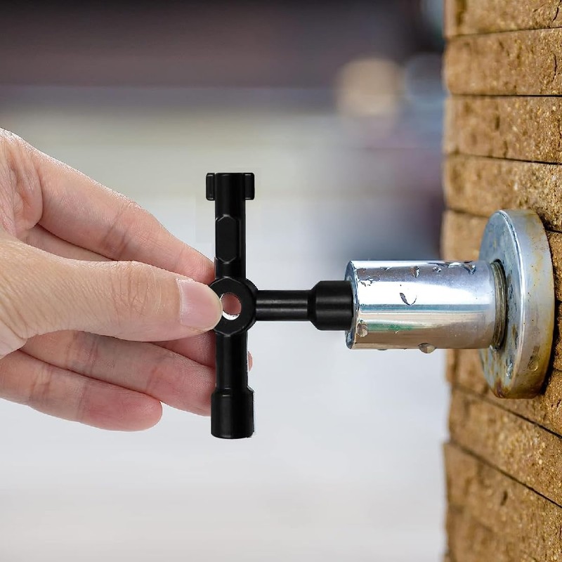 1 x 4-way multifunctional utility key, universal cross key, control