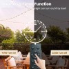 Yuusei 100 FT Solar String Lights Outdoor, Patio Lights for
