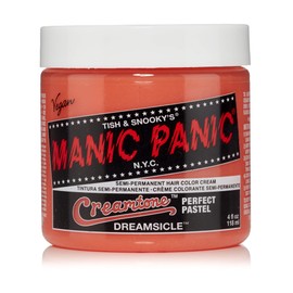 MANIC PANIC Creamtone Dreamsicle Semi Permanent Hair Color for Women & Men - Perfect Pastel Creamy Orange Hair Dye - Lasts 2-4 Weeks - Vegan and Ammonia & Cruelty-Free (4oz)