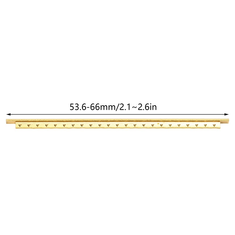 19Pcs Guitar Fret Wire Set Metal Pre Rounded Corner Design