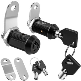 Cabinet Cam Locks, RV Storage Locks with Keyed Alike (1-1/4"), Suitable for Drawers and Cabinets to Protect Important Items, Zinc Alloy Materials